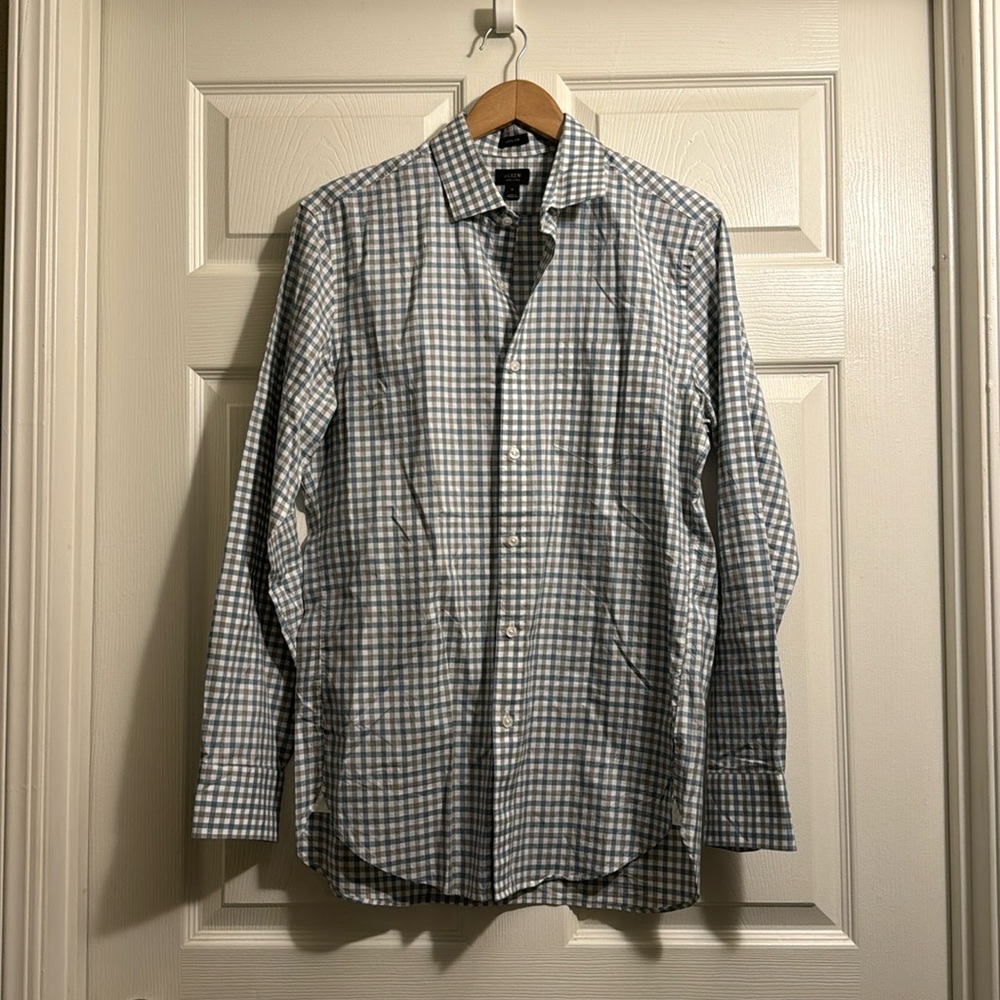 J. Crew Ludlow 100% Cotton Dress Shirt Size M